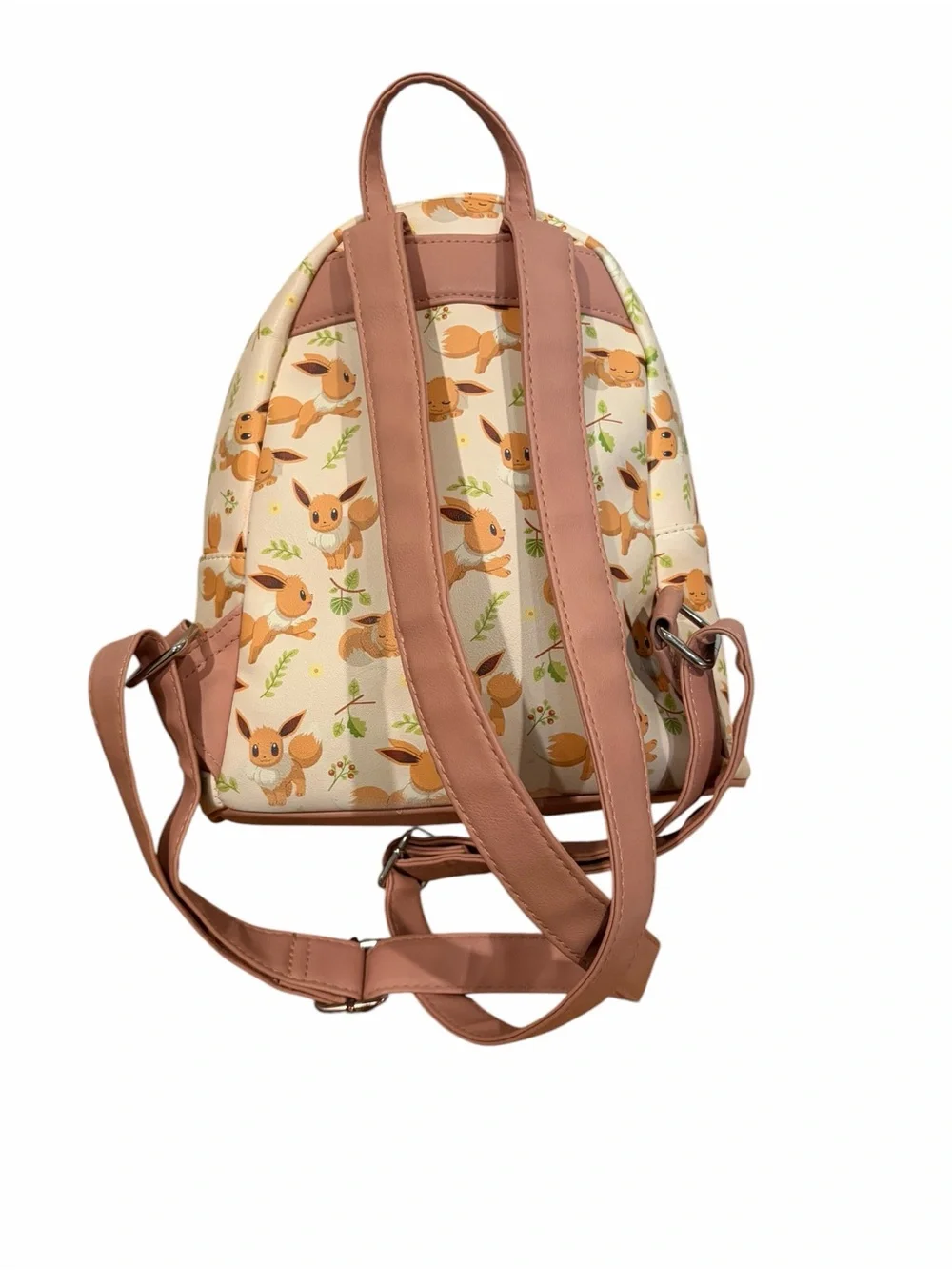 Pokémon Loungefly Eevee Poses Branches all over Mini Backpack